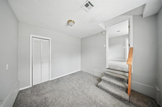 3534 Garden Pl, Oklahoma City, OK 73112 - staircase with carpet and baseboards