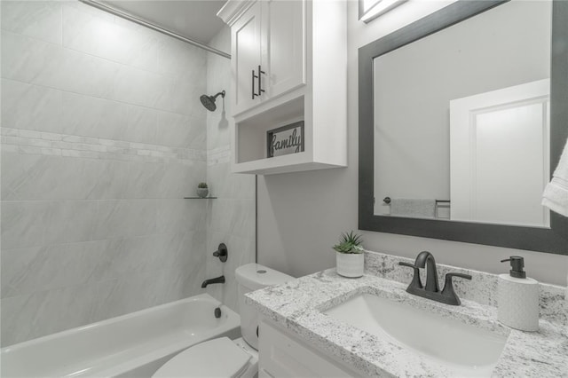 219 SE 45th St, Oklahoma City, OK 73129 - full bathroom with shower / bathtub combination and vanity