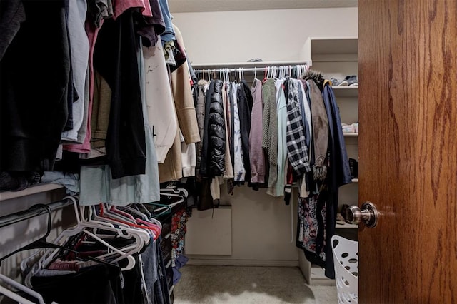 10633 NW 38th St, Yukon, OK 73099 - spacious closet featuring carpet floors