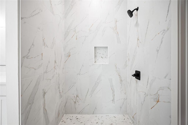 2705 NW 40th St, Oklahoma City, OK 73112 - full bath featuring a marble finish shower