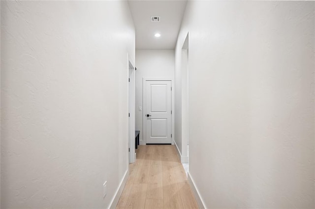 2705 NW 40th St, Oklahoma City, OK 73112 - corridor featuring light wood-type flooring and recessed lighting