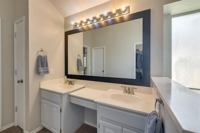 2725 NW 162nd St, Edmond, OK 73013 - full bathroom with double vanity and a spacious closet
