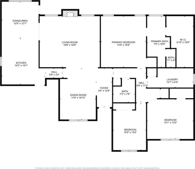 1405 Cambridge Ct, Shawnee, OK 74804 - view of home floor plan