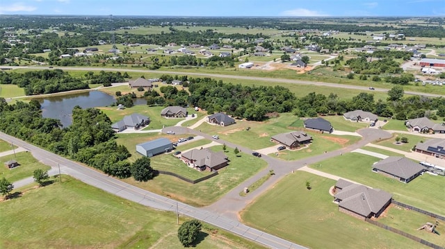 1074 Fawn Meadow Dr, Blanchard, OK 73010 - view of property location with a nearby body of water and nearby suburban area