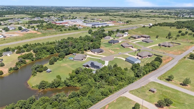 1074 Fawn Meadow Dr, Blanchard, OK 73010 - drone / aerial view of a large body of water