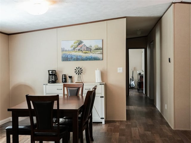 16940 Wildwood Dr, Lexington, OK 73051 - dining room with dark wood finished floors