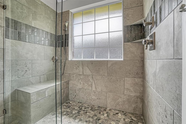 517 N Quail Run, Altus, OK 73521 - full bathroom with a stall shower