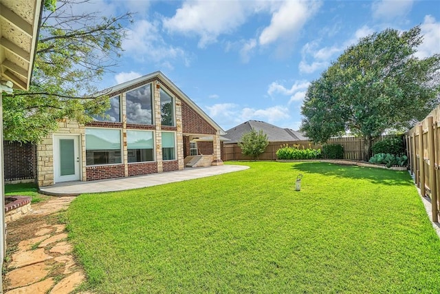 517 N Quail Run, Altus, OK 73521 - fenced backyard with a patio