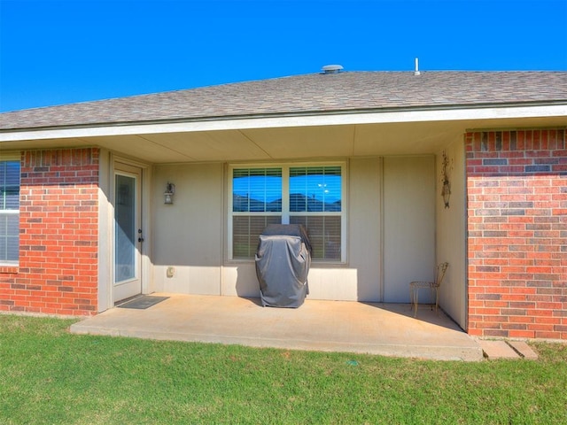 18204 Summer Grove Ave, Edmond, OK 73012 - view of patio featuring area for grilling