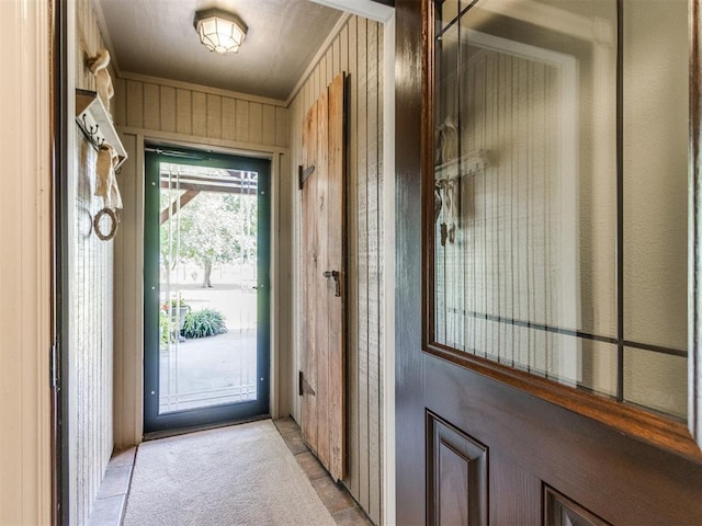 1616 E Cottonwood Rd, Goldsby, OK 73093 - doorway featuring light tile patterned floors
