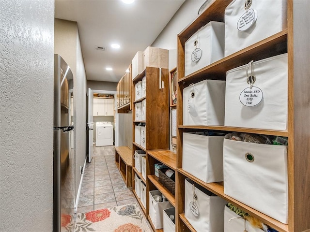 1616 E Cottonwood Rd, Goldsby, OK 73093 - storage area with separate washer and dryer