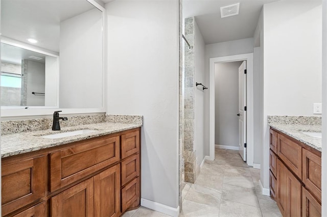9233 NW 91st St, Yukon, OK 73099 - full bath with vanity and a shower