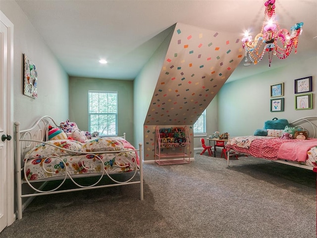 402 Hunters Ct, Edmond, OK 73034 - carpeted bedroom with recessed lighting