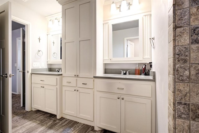 4004 Brougham Way, Oklahoma City, OK 73179 - bathroom with double vanity