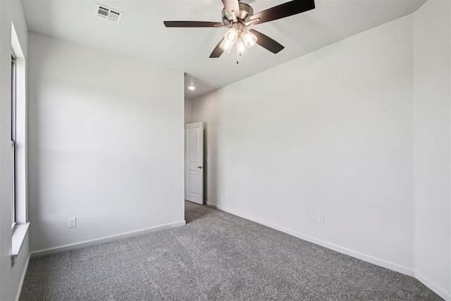 4204 Chesterfield Pl, Oklahoma City, OK 73179 - carpeted spare room with ceiling fan and recessed lighting