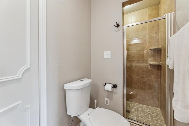 full bath featuring a shower stall
