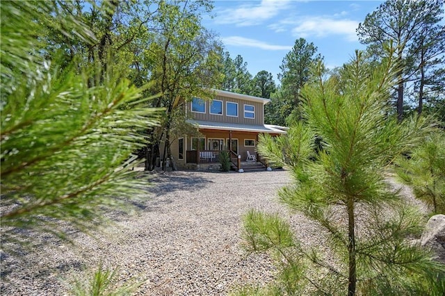 944 Camp Ranch Rd, Broken Bow, OK 74728 - view of front of property featuring a porch