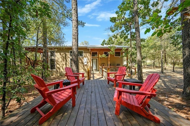 944 Camp Ranch Rd, Broken Bow, OK 74728 - view of deck