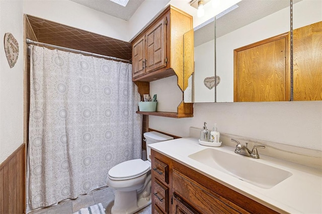 2408 Shady Tree Ln, Edmond, OK 73013 - bathroom featuring vanity and a shower with shower curtain