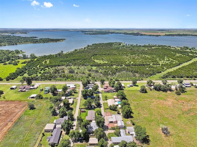 213 Meadowlark Ln, Fort Cobb, OK 73038 - aerial view of a large body of water