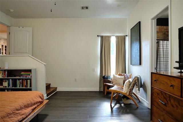 2629 Cashion Pl, Oklahoma City, OK 73112 - bedroom with dark wood-style floors and baseboards