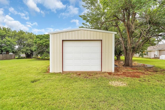105 E E Walk, Canute, OK 73626 - view of detached garage
