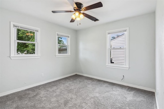 1436 NW 97th St, Oklahoma City, OK 73114 - unfurnished room featuring carpet floors and ceiling fan