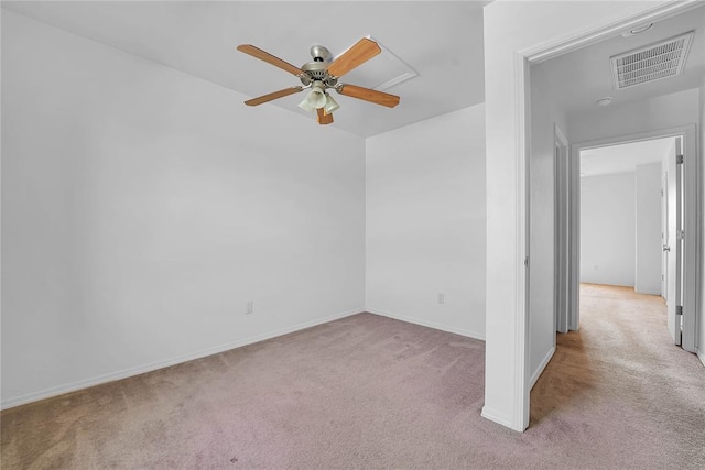 1501 N Wade St, Sayre, OK 73662 - unfurnished room with carpet and ceiling fan