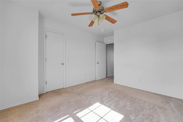 1501 N Wade St, Sayre, OK 73662 - unfurnished bedroom with carpet and ceiling fan