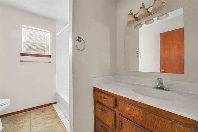 418 N Electra St, Sayre, OK 73662 - bathroom with vanity and  shower combination