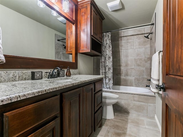 12105 SW 45th Ter, Mustang, OK 73064 - full bath featuring vanity and tiled shower / bath combo