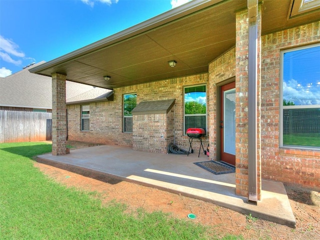12105 SW 45th Ter, Mustang, OK 73064 - view of patio