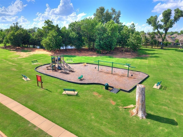 12105 SW 45th Ter, Mustang, OK 73064 - surrounding community featuring a yard