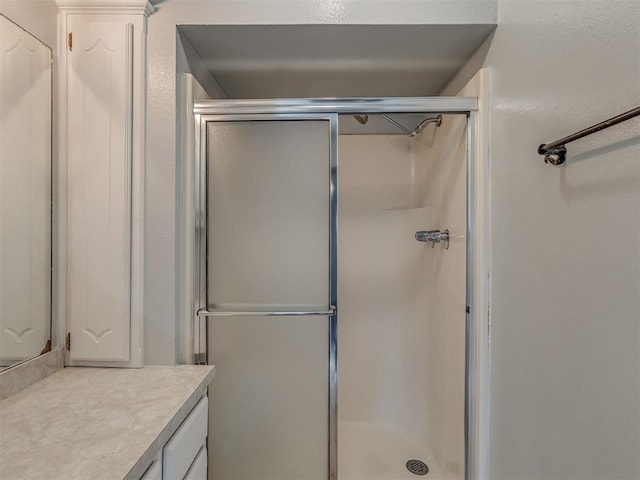 1713 SE 14th St, Moore, OK 73160 - full bathroom featuring vanity and a shower stall