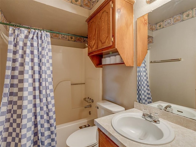 1713 SE 14th St, Moore, OK 73160 - full bathroom with vanity and shower / bath combination with curtain
