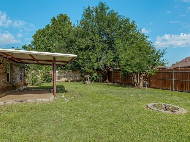 1713 SE 14th St, Moore, OK 73160 - fenced backyard with a patio area