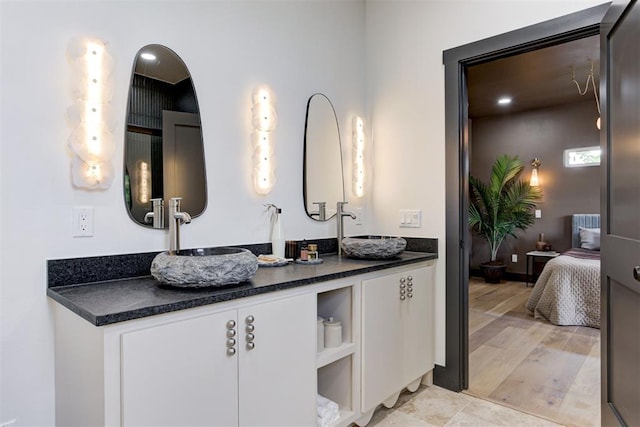 1432 NE Euclid St, Oklahoma City, OK 73117 - full bathroom featuring double vanity