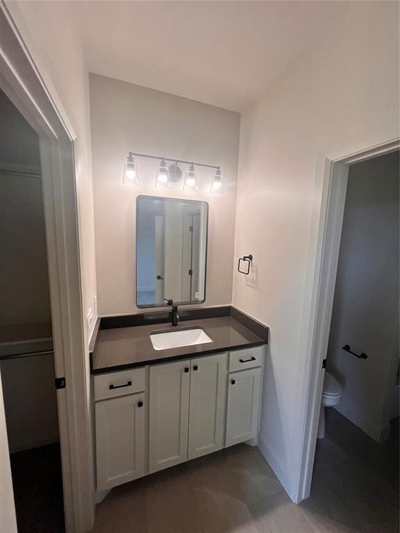 11713 NW 105th St, Yukon, OK 73099 - bathroom featuring vanity and tile patterned floors