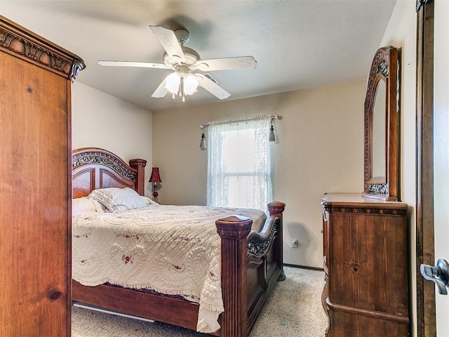 73 Sonata Ln, Shawnee, OK 74804 - bedroom featuring carpet flooring and a ceiling fan