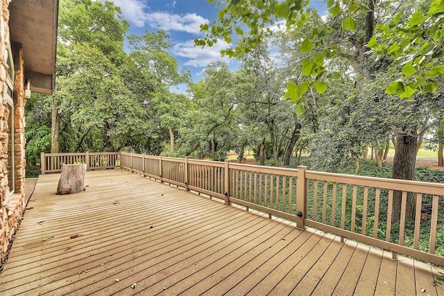 22117 E 1250th Rd, Rocky, OK 73661 - deck with view of scattered trees