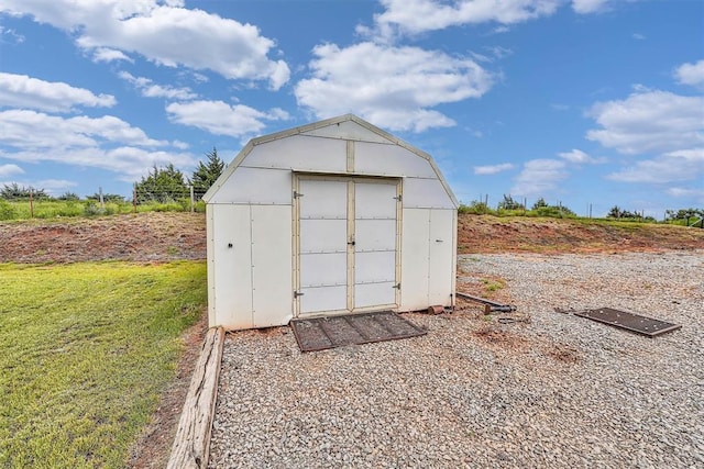 22117 E 1250th Rd, Rocky, OK 73661 - view of shed