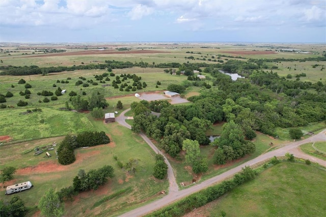 22117 E 1250th Rd, Rocky, OK 73661 - aerial view of property's location featuring rural landscape
