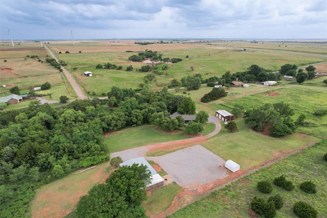 22117 E 1250th Rd, Rocky, OK 73661 - aerial overview of property's location featuring rural landscape