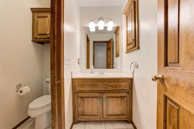 11409 SW 109th St, Mustang, OK 73064 - bathroom with vanity and tile patterned flooring