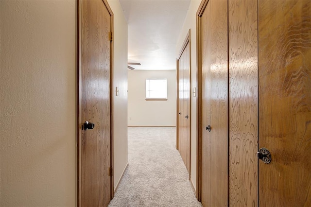 521 NW 50th St, Oklahoma City, OK 73118 - hall featuring light colored carpet and baseboards