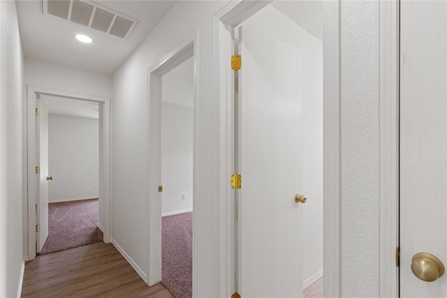 2719 NW 30th St, Newcastle, OK 73065 - hall featuring wood finished floors and recessed lighting
