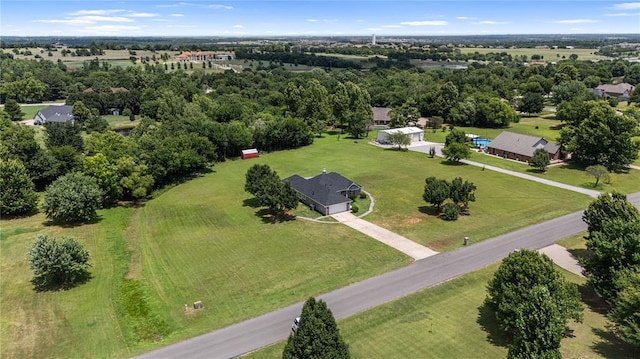 2719 NW 30th St, Newcastle, OK 73065 - aerial view of a tree filled landscape