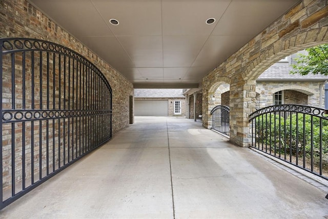 1608 Mulholland Dr, Edmond, OK 73003 - view of patio / terrace featuring a gate