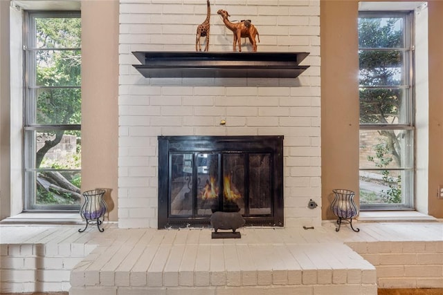 1301 N Broadview Dr, Oklahoma City, OK 73127 - detailed view of a fireplace