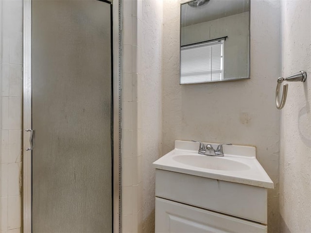 4113 Clendon Way, Del City, OK 73115 - bathroom with vanity and a shower stall